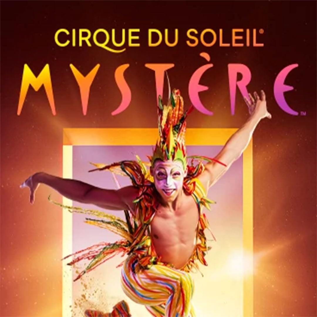 Promotional artwork for Mystère by Cirque du Soleil at Treasure Island Las Vegas