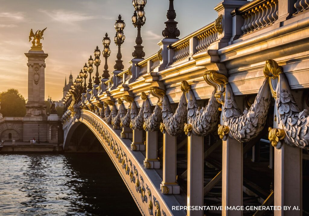 Pont Alexandre III Bridge Detail